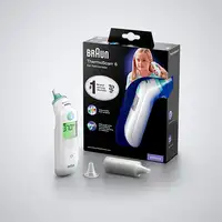 Braun ThermoScan 6 Termómetro de contacto Blanco Oído Botones