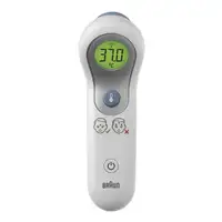 Braun BNT300WE termómetro digital Termómetro con sensor remoto Blanco Frente Boton
