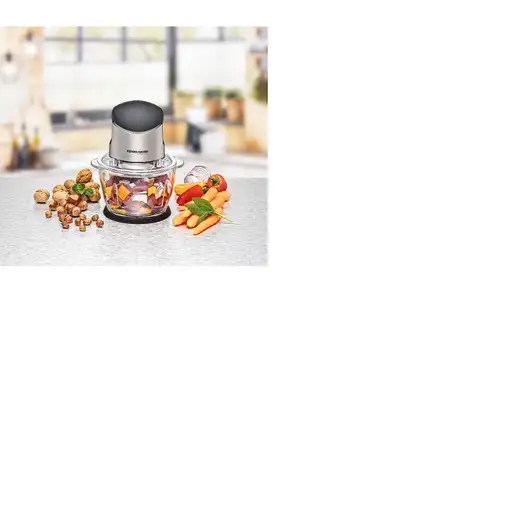 Rommelsbacher MZ 400 picadora eléctrica de alimentos 1 L 400 W Negro, Acero inoxid