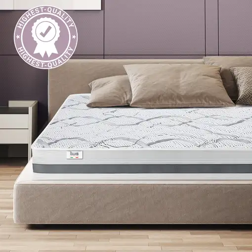 The White Stone Colchón Carbon Matrimonial 150x205 Memory|H25cm|M. in Italy