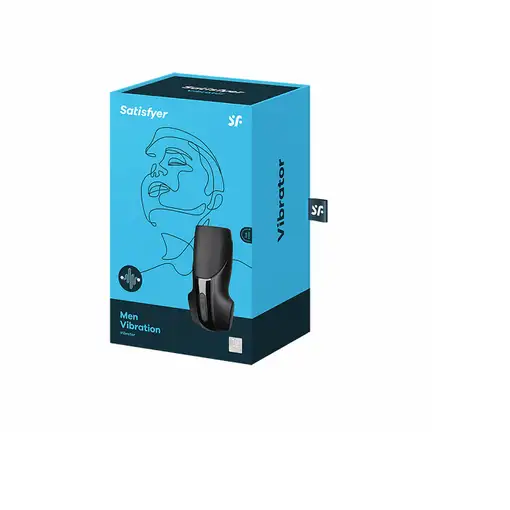 Satisfyer SAM102 masturbador masculino Negro Acrilonitrilo butadieno estireno (ABS