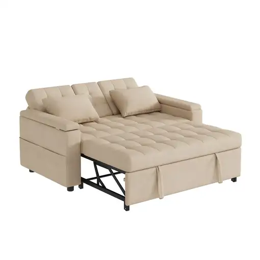 Sofá cama CollaHausse Con almacenamiento, Respaldo ajustable