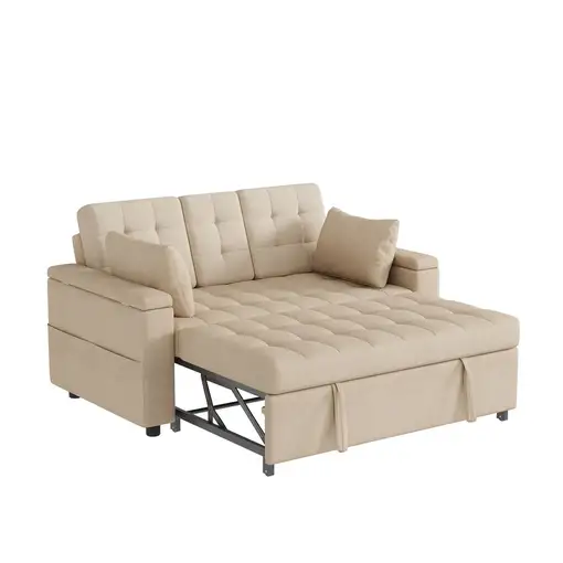 Sofá cama CollaHausse Con almacenamiento, Respaldo ajustable