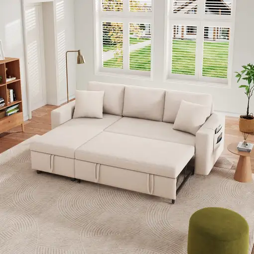 Sofá cama CollaHausse Función de cama, Forma en L, Chaise longue