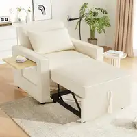 Sofá cama CollaHausse en terciopelo acanalado, Plegable, Multifuncional Sofá cama CollaHausse en terciopelo acanalado, Plegable, Multifuncional