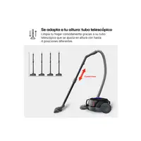 LG VC5506NHTB aspiradora 1,1 L Secar 650 W Sin bolsa