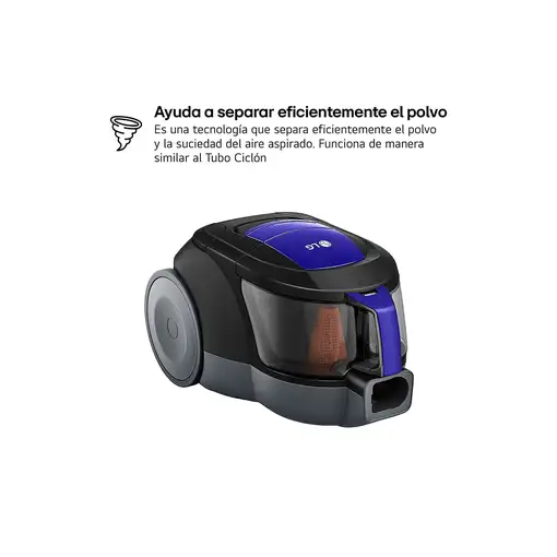 LG VC5506NHTB aspiradora 1,1 L Secar 650 W Sin bolsa