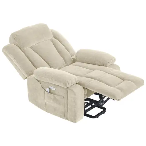 Sillón CollaHausse en tela, Masaje eléctrico de 8 puntos 95x94x107cm