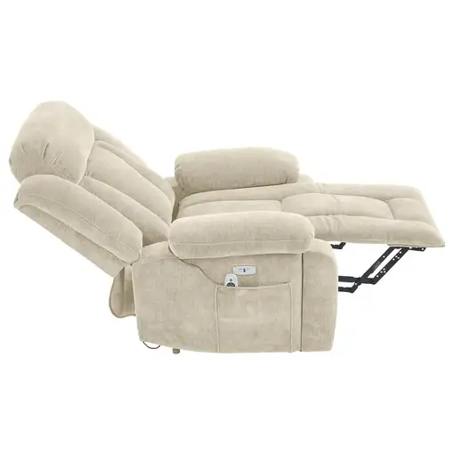 Sillón CollaHausse en tela, Masaje eléctrico de 8 puntos 95x94x107cm