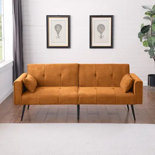 Sofá cama CollaHausse en tela, Modular, Plegable, Convertible en cama, Compacto