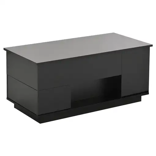 Mesa de centro CollaHausse 4 en 1, Altura ajustable 100x50x45cm