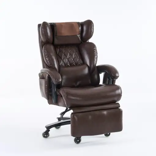 Silla de oficina CollaHausse en cuero PU, Ergonómico, Función de masaje