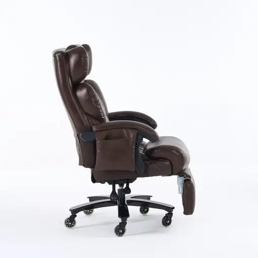Silla de oficina CollaHausse en cuero PU, Ergonómico, Función de masaje