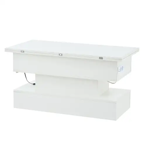 Mesa de centro CollaHausse Con enchufe, USB-C, Puerto USB 100x50x51.5cm
