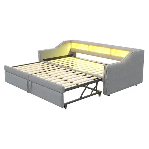Cama CollaHausse Extensible, Superficie de descanso 90/180 x 200 cm 90/180x200cm