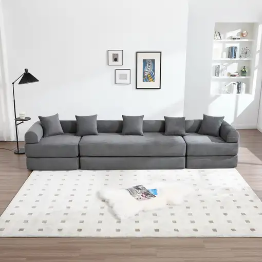 Sofá CollaHausse Modular, Función de almacenamiento, Compresión al vacío