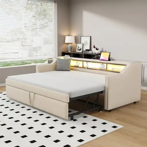 Cama CollaHausse Extensible, Superficie de descanso 90/180x190 cm 90/180x190cm Cama CollaHausse Extensible, Superficie de descanso 90/180x190 cm 90/180x190cm