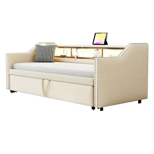 Cama CollaHausse Extensible, Superficie de descanso 90/180x190 cm 90/180x190cm