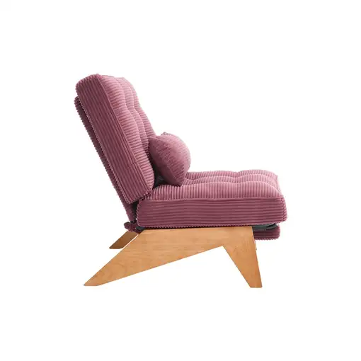 Sillón CollaHausse en tela, Reclinable, Respaldo ajustable, Sin respaldo