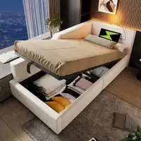 Cama CollaHausse en terciopelo, Con somier de láminas de madera 90x200cm Cama CollaHausse en terciopelo, Con somier de láminas de madera 90x200cm