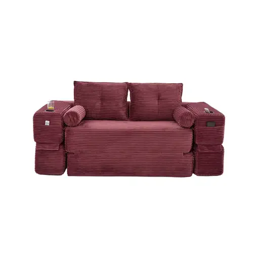 Sofá cama CollaHausse Espuma de alta densidad, Muelles, Forma estable, Bolsillos