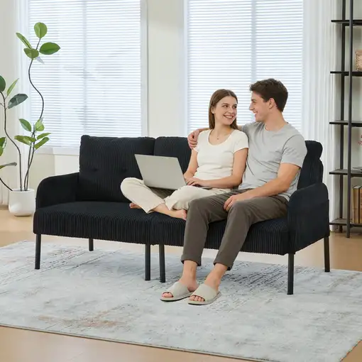Sofá CollaHausse Asiento acolchado confortable, Respaldo alto