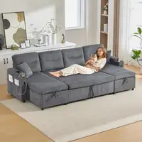 Sofá CollaHausse en terciopelo, Chaiselongues en ambos lados Sofá CollaHausse en terciopelo, Chaiselongues en ambos lados