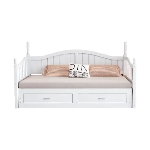 Sofá cama CollaHausse en madera de pino, Extensible 90/180x190cm