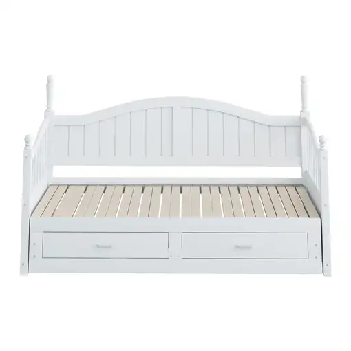 Sofá cama CollaHausse en madera de pino, Extensible 90/180x190cm