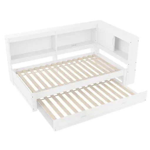 Cama banco CollaHausse Cama nido, Con cama escamoteable, Con LED 90x200cm
