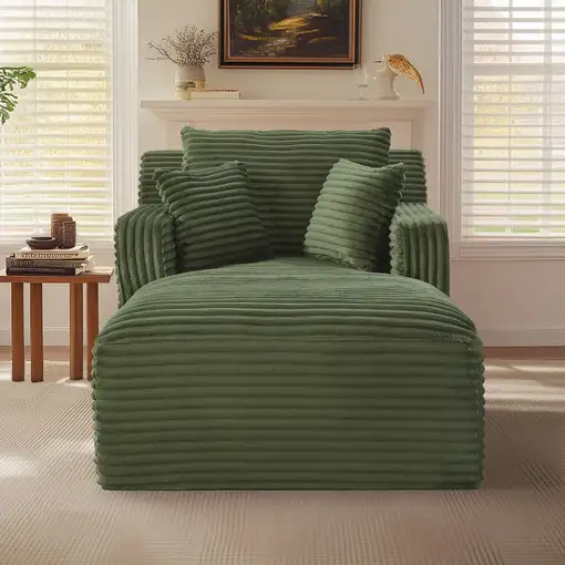 Chaise longue CollaHausse en pana, Sin montaje, Función relax Chaise longue CollaHausse en pana, Sin montaje, Función relax