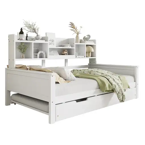 Sofá cama CollaHausse en madera de pino, Extensible 90x200cm
