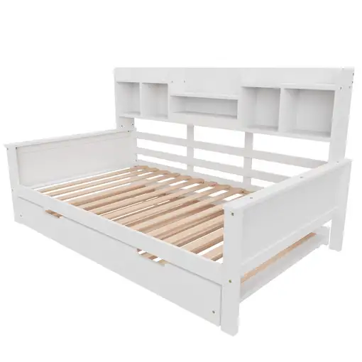 Sofá cama CollaHausse en madera de pino, Extensible 90x200cm