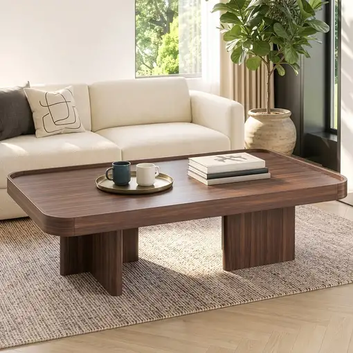 Mesa de centro CollaHausse en MDF y tablero de partículas 100x50x35.5cm Mesa de centro CollaHausse en MDF y tablero de partículas 100x50x35.5cm