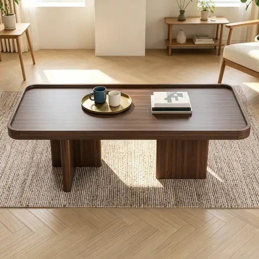Mesa de centro CollaHausse en MDF y tablero de partículas 100x50x35.5cm