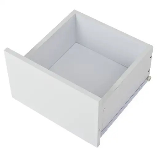 Mesa de centro CollaHausse 3 cajones, Geométrico, Brillo intenso 70x70x31.5cm