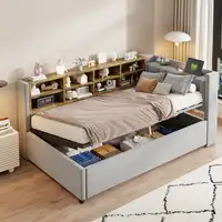 Cama CollaHausse en terciopelo, 90x200 cm 90x200cm