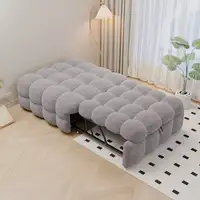 Cama CollaHausse en tejido teddy, 2 en 1, Reposapiés, Convertible en cama