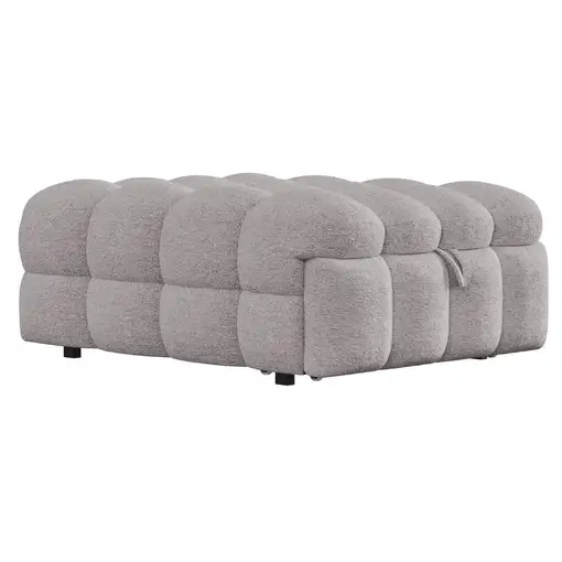 Cama CollaHausse en tejido teddy, 2 en 1, Reposapiés, Convertible en cama