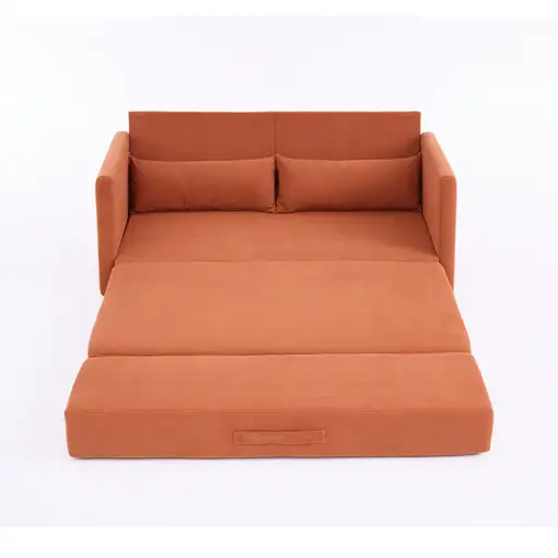 Sofá cama CollaHausse en terciopelo acanalado, 2 en 1, Plegable 165x92x82cm
