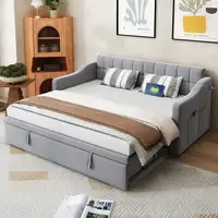 Sofá cama CollaHausse en terciopelo, 2 en 1, Multifuncional 90x180x190cm Sofá cama CollaHausse en terciopelo, 2 en 1, Multifuncional 90x180x190cm