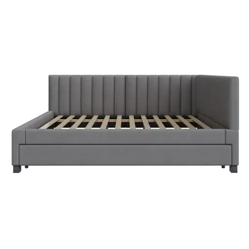 Cama CollaHausse en terciopelo, 140x200, Convertible en sofá cama 140x200cm