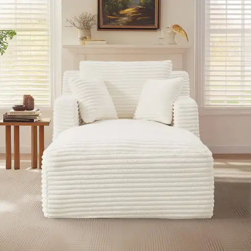 Chaise longue CollaHausse en pana, Sin montaje, Función relax Chaise longue CollaHausse en pana, Sin montaje, Función relax