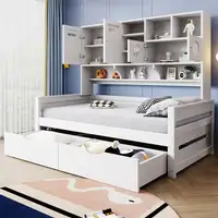 Cama CollaHausse en madera, Cama 90x200 cm, Multifuncional 90x200cm