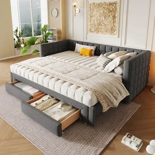 Cama banco CollaHausse Reclinable retro, Retro cuadrado 90x200cm Cama banco CollaHausse Reclinable retro, Retro cuadrado 90x200cm
