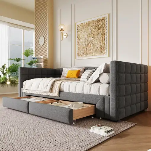 Cama banco CollaHausse Reclinable retro, Retro cuadrado 90x200cm