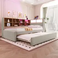 Sofá cama CollaHausse de franela, Bombillas altamente eficientes 90x200cm