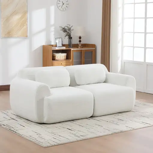 Sofá modular CollaHausse en chenilla, Modular, Compresión, Relleno de espuma 30D Sofá modular CollaHausse en chenilla, Modular, Compresión, Relleno de espuma 30D