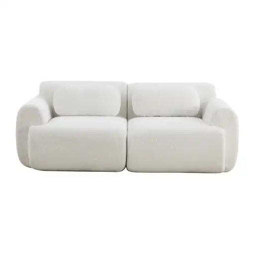 Sofá modular CollaHausse en chenilla, Modular, Compresión, Relleno de espuma 30D