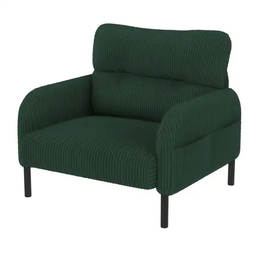 Sofá CollaHausse en terciopelo, Profundidad de asiento cómoda
